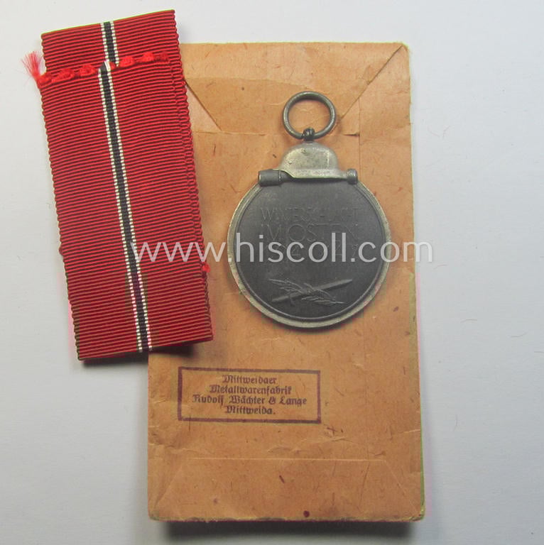 Medal-set: 'Winterschlacht im Osten 1941/42' as produced by the: 'Wächter & Lange'-company