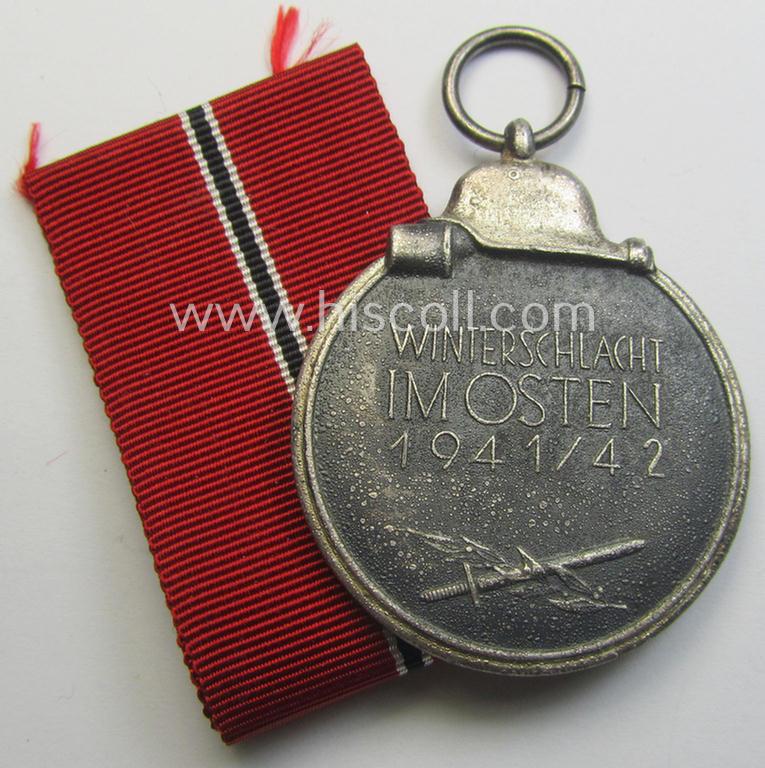 Medal-set: 'Winterschlacht im Osten 1941-42' being a maker- (ie. '107'-) marked specimen by the maker: 'Carl Wild'