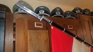 Fully matching Hitler Youth parade flag part 1