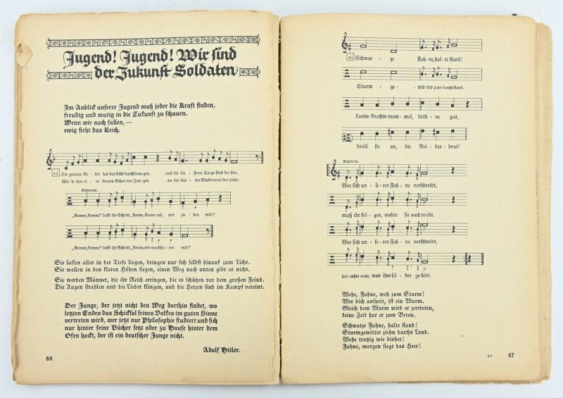 German Third Reich Era Songbook 'Sonnelauf'