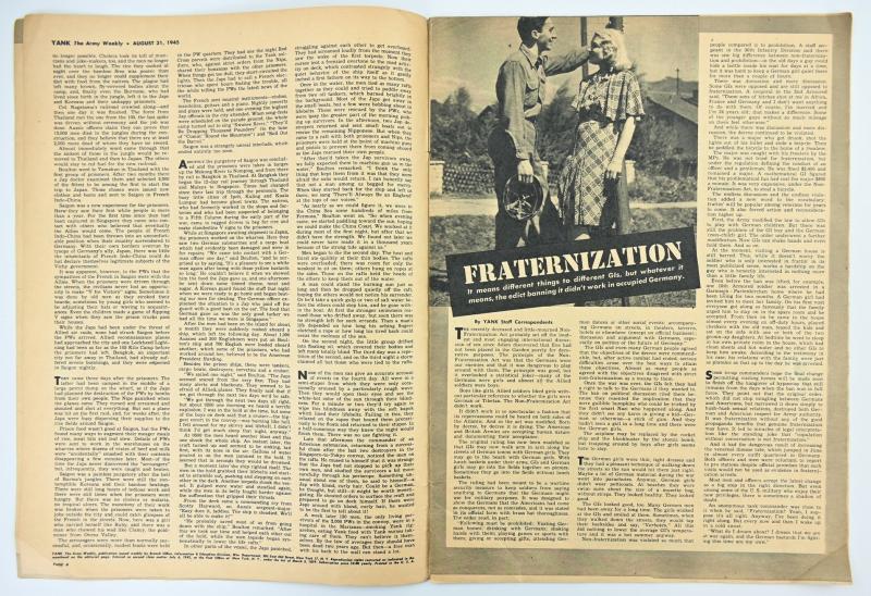US WW2 Yank Magazine 31 Augustus 1945