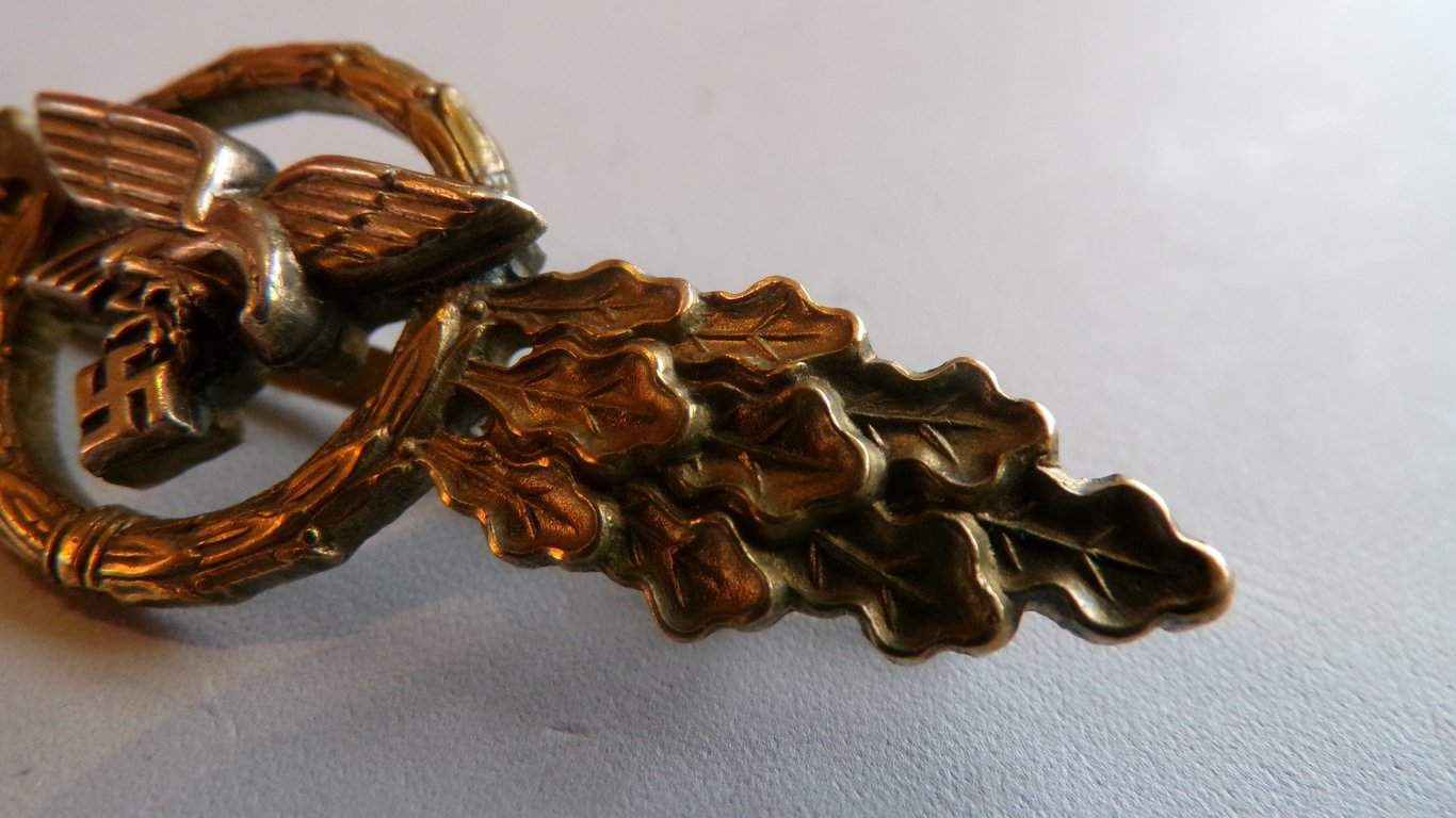 Frontflugspange fur Transportflieger in Gold