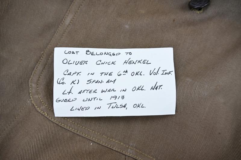 US pre-WW1 M1912 Summer Field Jacket