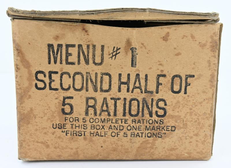 US WW2 Ten-in-One Ration Box