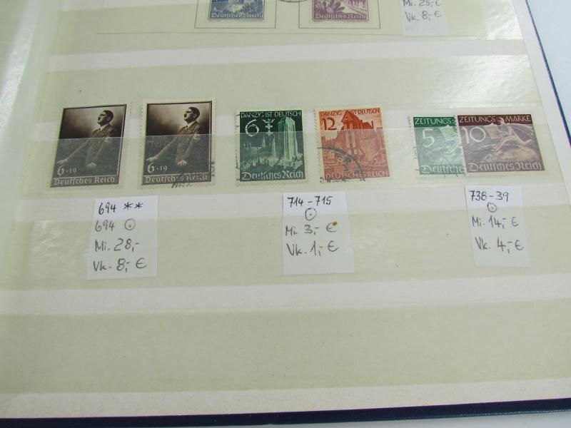 Three Stamp Albums With Content