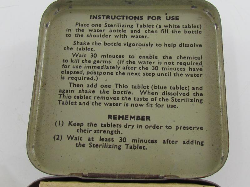 British WWII Water sterilizing outfit