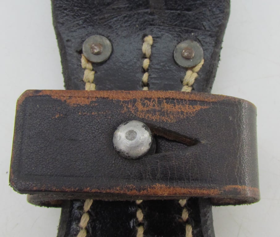 Wehrmacht K98 Bayonet Frog with Retaining Strap – Near Mint Condition