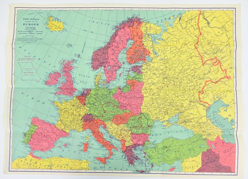 US WW2 Period War Map