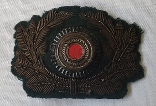WW2 Wehrmacht Generals visor cap wreath cocarde ('Kokarde...