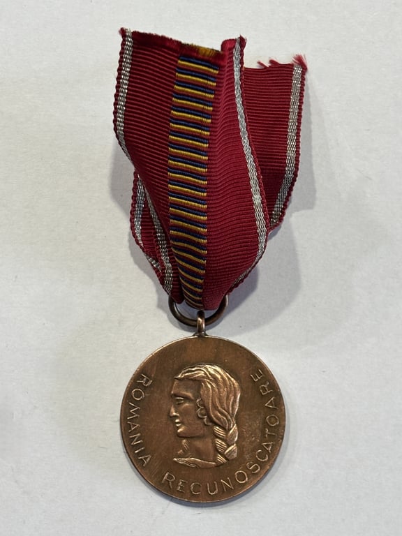 Romanian Eastern Front “Crusade Against Communism” Medal "L/58" Rudolf Souval