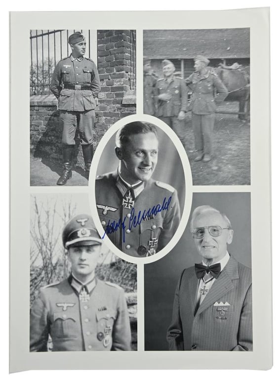 Signature of Wehrmacht Heer KC Recipient 'Adolf Schmahl'