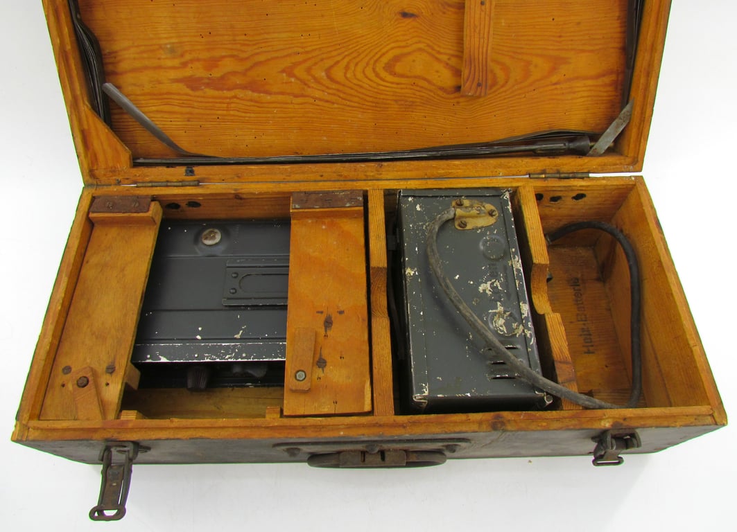 Wehrmacht Dorette Radio Set with Original Transport Box