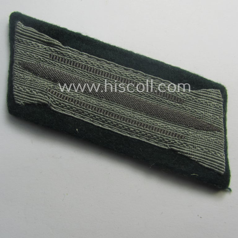Pair of WH (Heeres) 'standard-issue'-pattern WH (Heeres) collar-tabs (or: 'Einheitskragenspiegel') being of the 'generic-pattern'