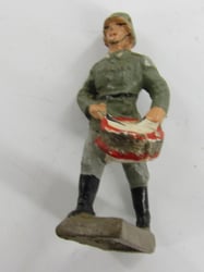Lineol Wehrmacht 4 cm Marching Soldier With Drum..Rare...