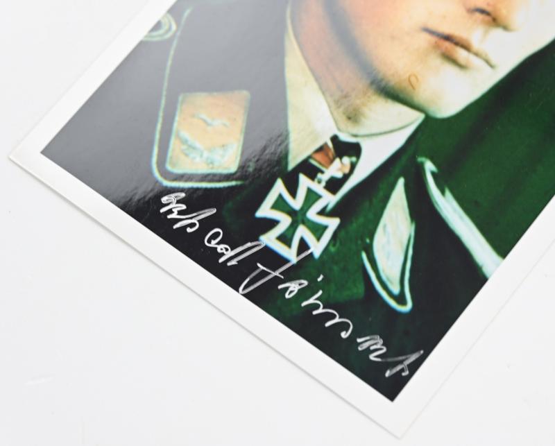 Signature of Luftwaffe KC Recipient 'Erhard Jähnert'