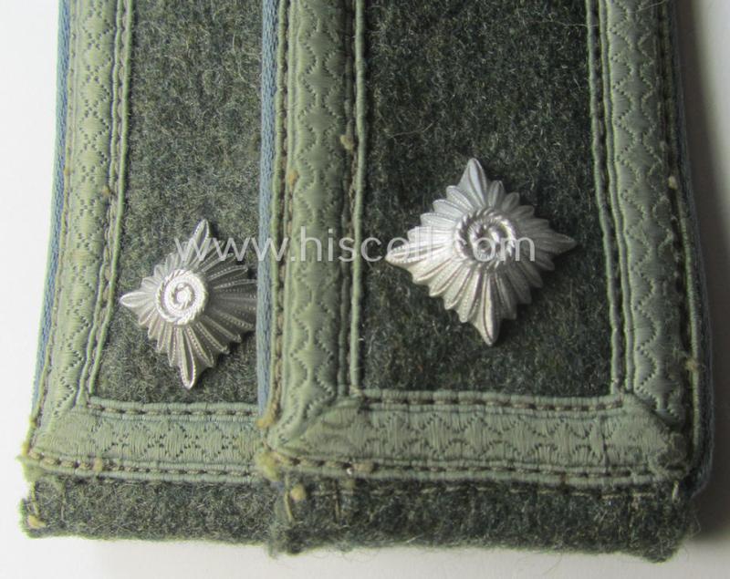 Pair of WH (Heeres) NCO-type (ie. 'M40- o. M43'-pattern) shoulderstraps: 'Feldwebel eines Heeres Nachschub-Abtgs.'