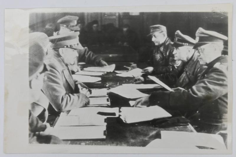 Allied WW2 Press Photo 'German Surrender in Holland'