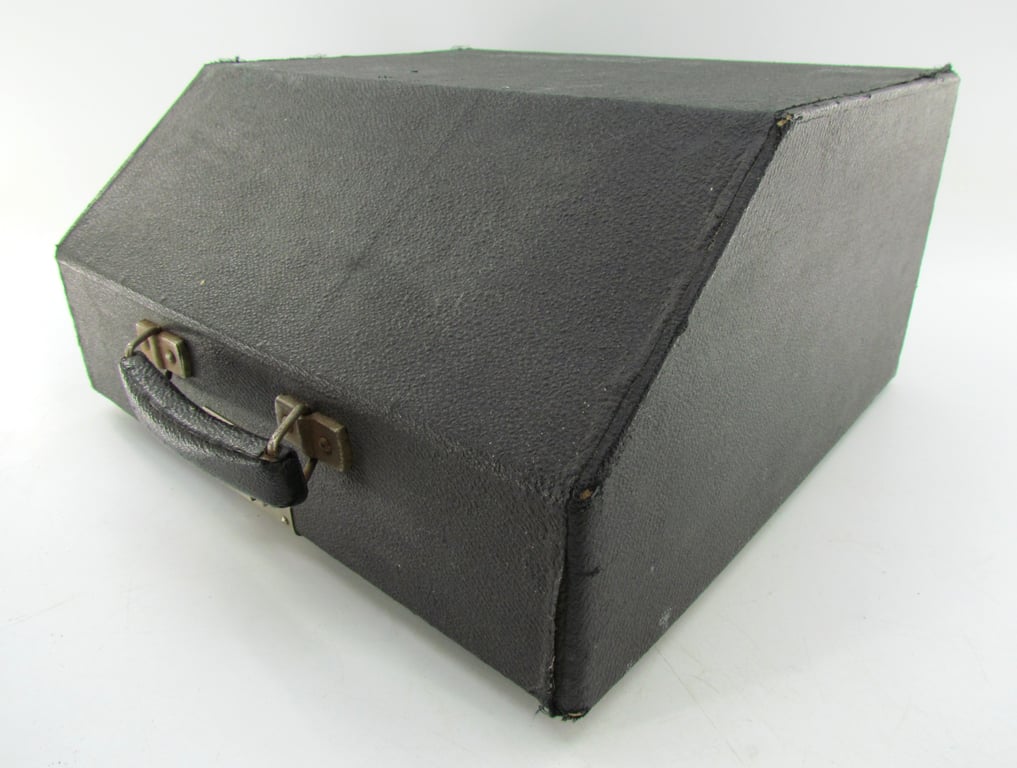 WWII Rheinmetall Typewriter with SS Key Complete with Case