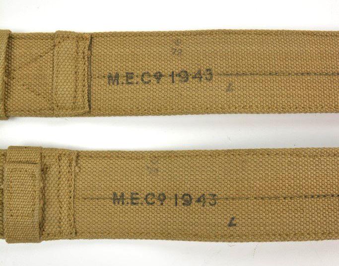 British WW2 Rigger Straps