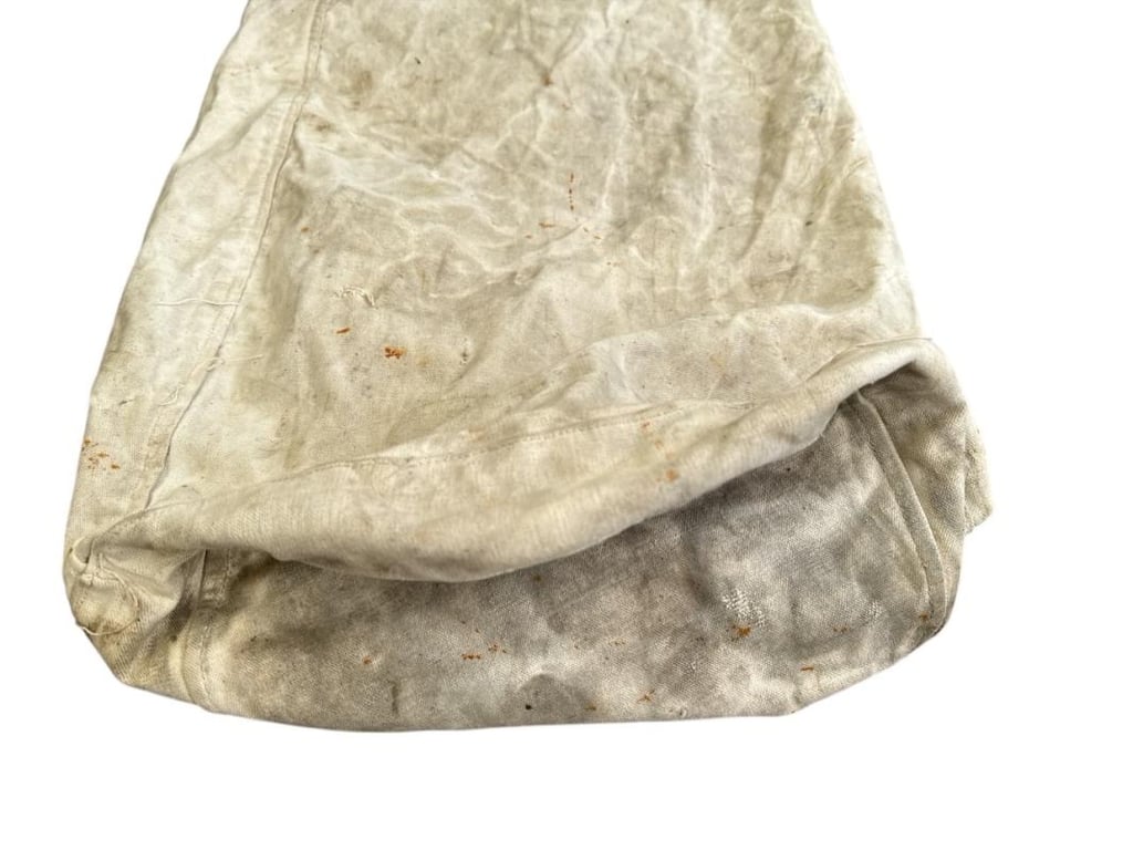 British WWII Large white Duffel Bag