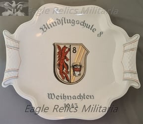 Luftwaffe “Blind Flying School”  Christmas Plate 1943