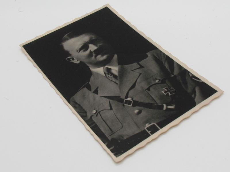 Postcard : Portrait Photo Adolf Hitler ( 1938 )
