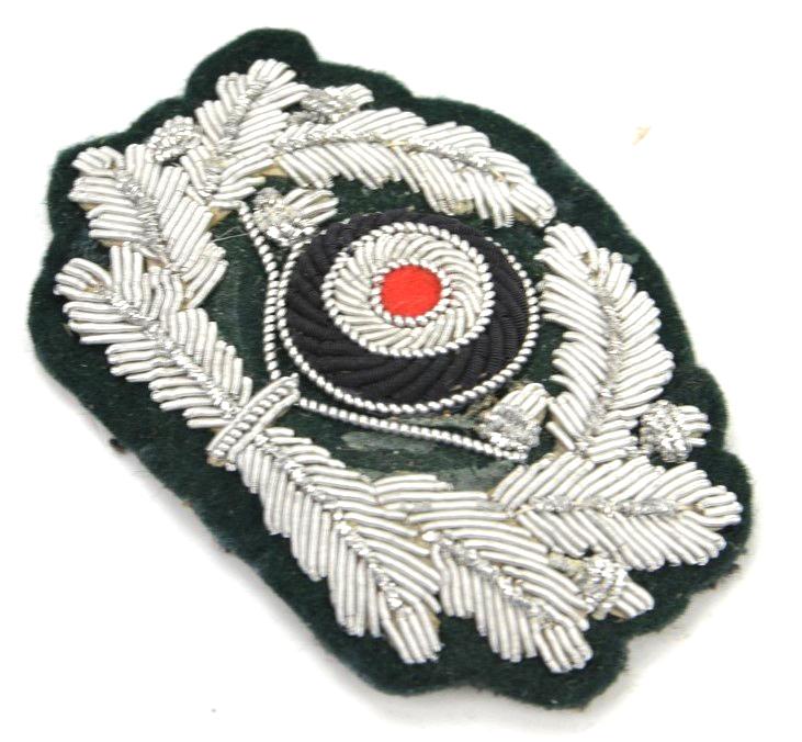German WH Officer Visor Cap Cocarde