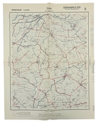 German Mapcard of 'Tjum' Holland