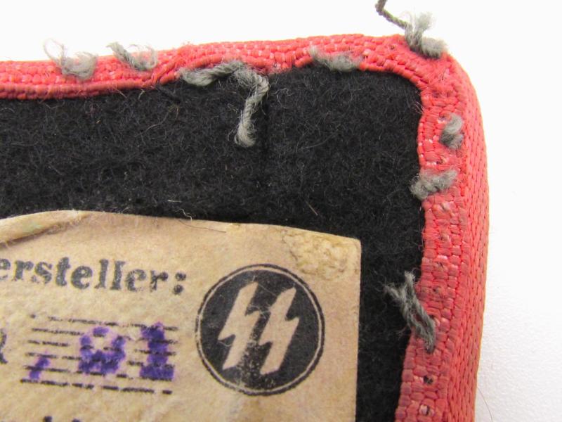 Waffen SS Panzer Oberscharführer collar taps...Rare!