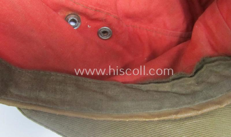 WH (Heeres), 'M41-pattern', tropical-issued field-cap (ie.: 'Tropen-Einheitsfeldmütze') being an (approx.) 57-cms.-sized example that is neatly maker- (ie. 'RbN. nr.'-) marked and that comes in a moderately worn- ie. used, condition