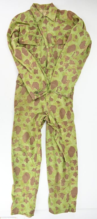 US WW2 HBT 'Frogskin' Camouflage Coverall