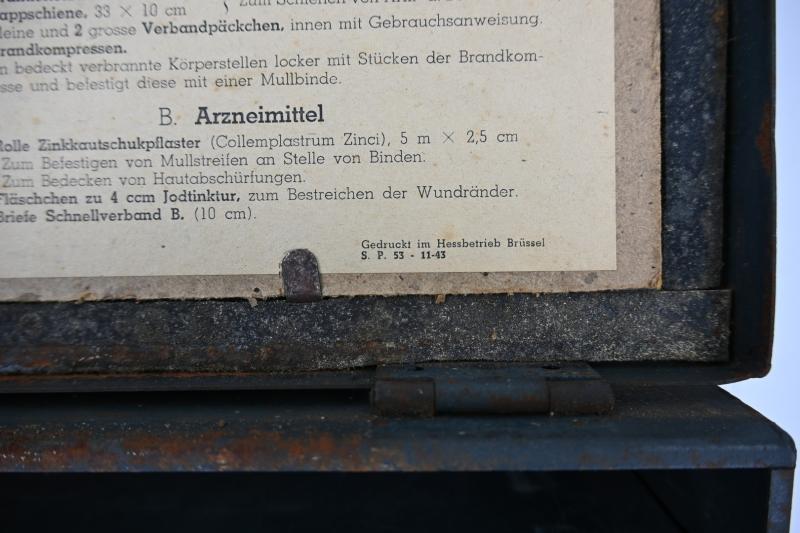 Belgian made German WH 'Verbandkasten' Medic Box