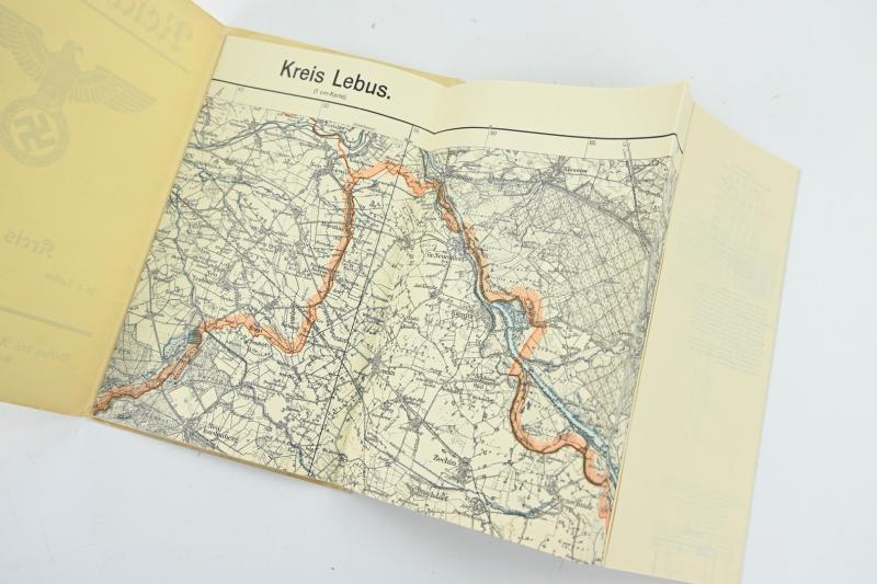 German Third Reich Roadmap Kreis Lebus