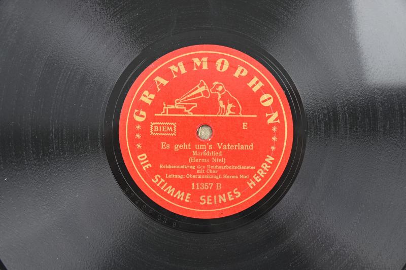 German Third Reich Era Music Record 'RAD'
