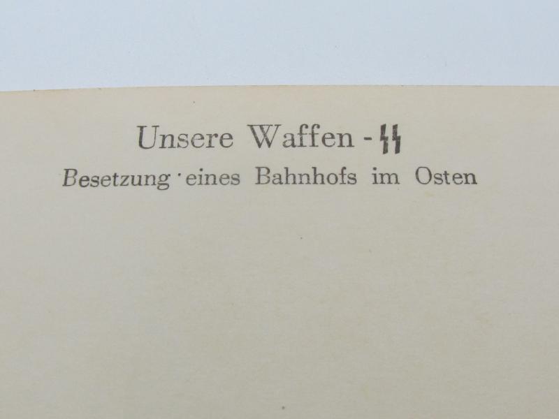 Postcard : Unsere Waffen-SS