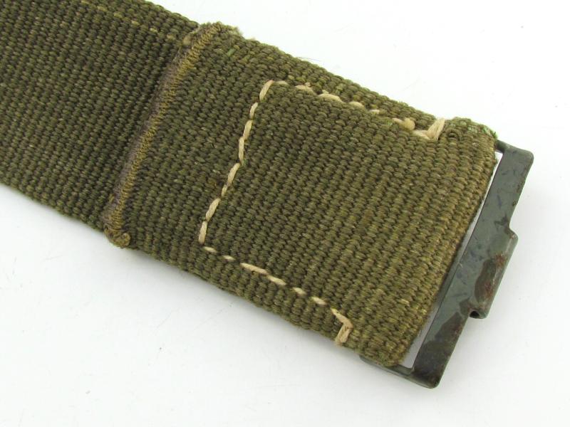 Wehrmacht tropical ‘green’ webbing belt 1943 ( Mint )