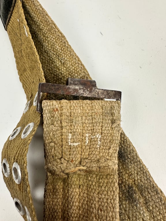 RARE Wehrmacht tropical ‘Afrikakorps’ belt  by  "E. Schneider"