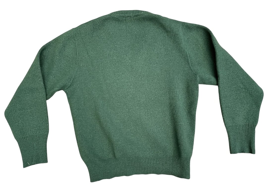 ADEFA Green Wool Service Pullover (1930s–1940s)