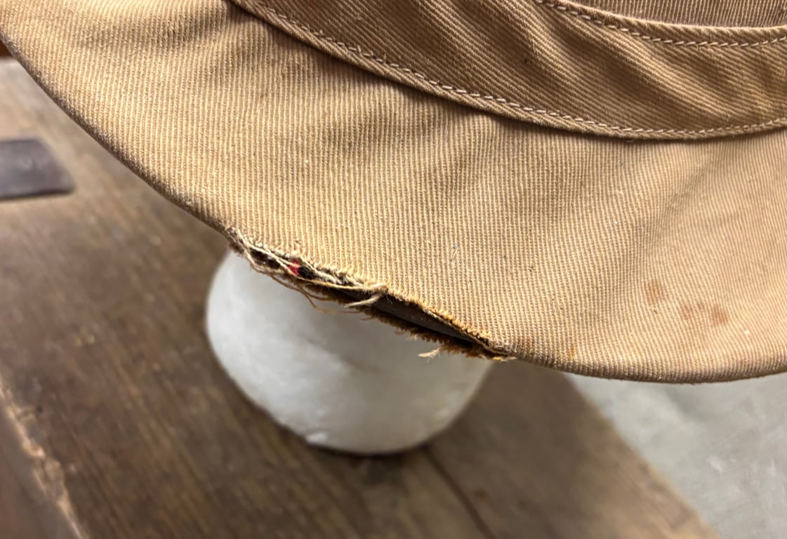 Mark 1 Helmet with Original Issue Helmet 1917 Pattern Cover