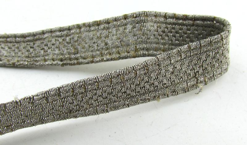 Wehrmacht NCO ‘Unteroffizier’ silver collar tresse