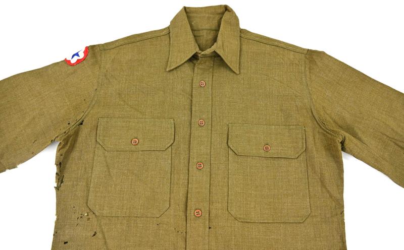 US WW2 Service Company Wool Shirt