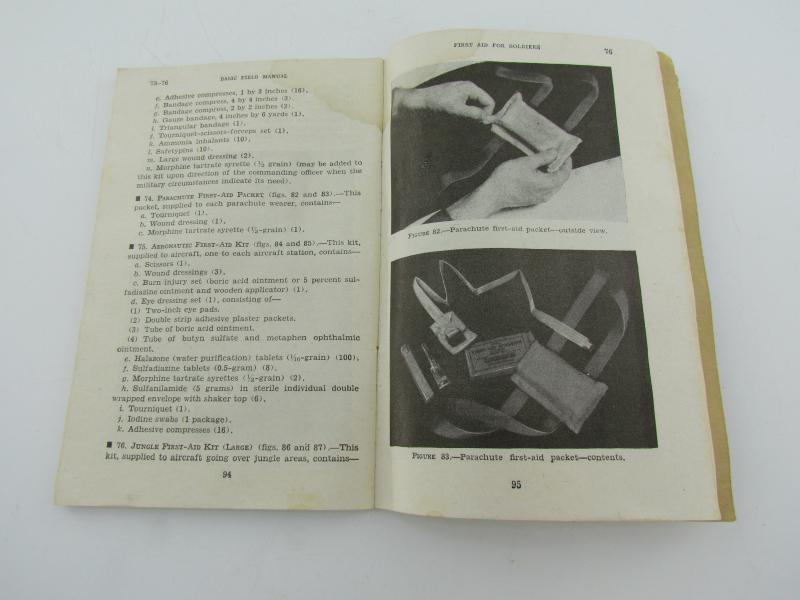 US WWII First Aid for Soldiers FM 21-11