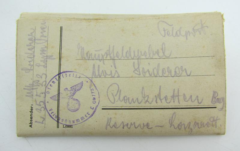Field Post from Soldier to Family...dated 1944