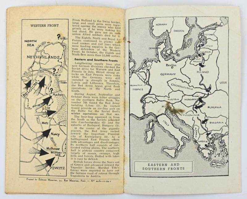 US WW2 Army Talks Booklet Nov.18, 1944