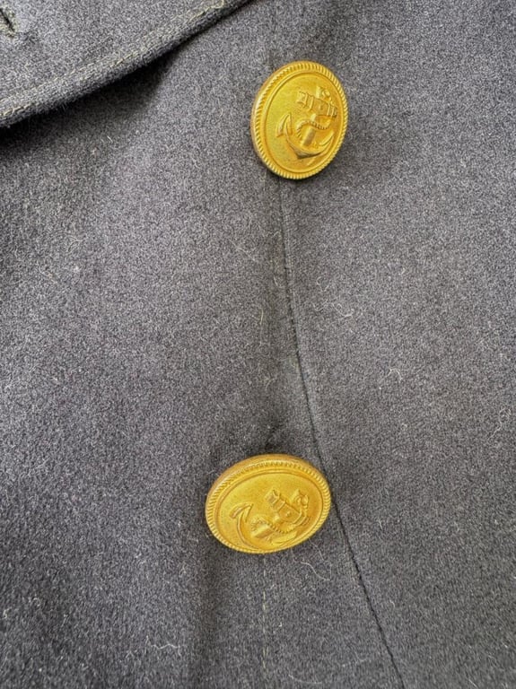 Kriegsmarine Officers Greatcoat With Insignia Maker Marked