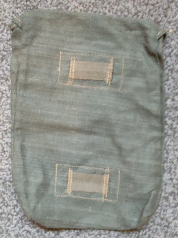 WWII German cloth gas plane bag