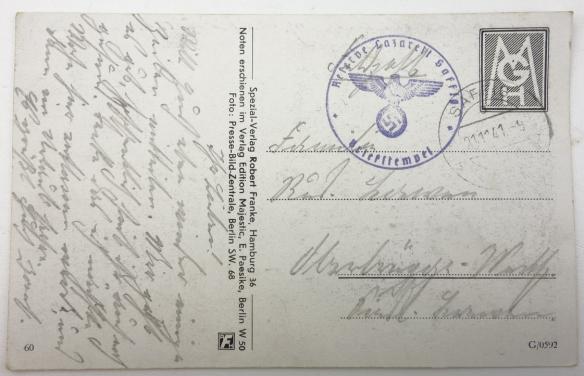 German Third Reich Postcard 'Gute Nacht,Mutter!
