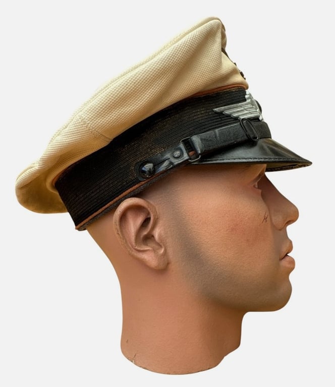 Luftwaffe Tropical EM/NCO Visor Cap for Flying Personnel by "EREL"
