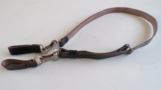 HJ Leather Cross Strap Set