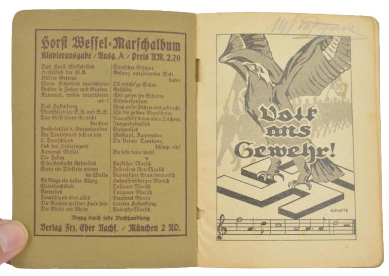 German NSDAP Songbook 1934